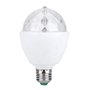 Delaman Boule à Facettes Multicolore, Boule à Facettes Multicolore Ampoule à Led RVB E27 3W éclairage de Scène Avec Effet de Lum