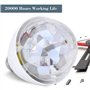 Delaman Boule à Facettes Multicolore, Boule à Facettes Multicolore Ampoule à Led RVB E27 3W éclairage de Scène Avec Effet de Lum