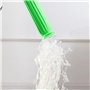 Balai Serpillère Twist Mop - Franges en Microfibre avec Système D'essorage Intégré - Tampon Récurant Anti-Rayures pour Taches Te