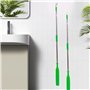 Balai Serpillère Twist Mop - Franges en Microfibre avec Système D'essorage Intégré - Tampon Récurant Anti-Rayures pour Taches Te
