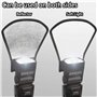 SEABABOO 3pcs Portable Studio Flash Diffuser Light Diffuseur en Tissu Universal Flash RéFlecteur Flexible RéFlecteur à Deux CôTé