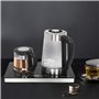 Bouilloire en verre avec réglage de la température - Températures réglables 70, 80 °C - 2,5 l - Fonction maintien au chaud pour 