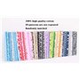 Generic Brands 50 pièces Pas de Répétition Floral Coton Tissu Patchwork 20 * 20 cm Tissus en Coton Bundle Artisanat pour Courtep