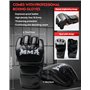 yorraka Machine de Boxe Musicale Adulte - 9 Vitesses Réglables et Comptage Beatpunch Boxe Mural Musique avec Gants de Boxe - Blu