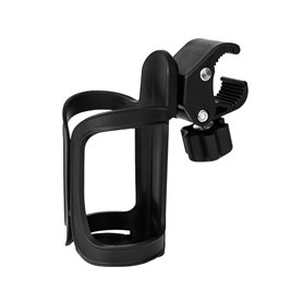 AOBETAK Porte-bouteille de vélo - 360 degrés de rotation - Noir - Compatible avec vélos