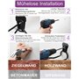 Supports Muraux Pour DéBroussailleuses, Falezern 2 Pcs De Crochet Mural Pour Coupe-Herbes, Universel Support Pour Tondeuse à Gaz