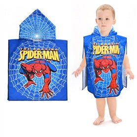 VAMITV Poncho de Bain Enfant Cape de Bain Garçon Serviette de Plage Doux