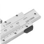 Règle de calibre chanfrein, pied à coulisse avec chanfrein de 0 à 50 mm, règle de chanfreinage en acier inoxydable pour la fabri