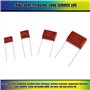 Condensateur Polypropylène Assortiment Condensateurs de Film en Polyester Métallisé Assortiment400V 630V Comprend 1uf 10nf 22nf 