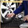 Numérique Manometre Pression Pneu, 220PSI Manomètre Compresseur, Portable Pistolet Gonfleur Pneus Voiture avec 24 Accessoires po