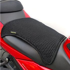 Pelucton Housse de Selle de Moto en Maille Double Couche