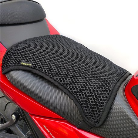 Pelucton Housse de Selle de Moto en Maille Double Couche
