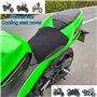 Pelucton Housse de Selle de Moto en Maille Double Couche, Coussin de Siège de Moto Respirant Universelle, Housse de Protection S