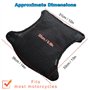 Pelucton Housse de Selle de Moto en Maille Double Couche, Coussin de Siège de Moto Respirant Universelle, Housse de Protection S