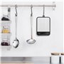 QL Balance de Cuisine Numérique,Balance Électronique en Acier Inoxydable 10KG,Suspension,Affichage LCD de Grande Taille,7 Unités
