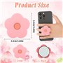 motif marguerite rose 2D