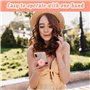 Anneau de support en silicone pour téléphone portable, motif marguerite rose 2D, pliable et extensible pour smartphones, tablett