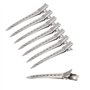24 Pièces Pince Cheveux Pinces à Cheveux Pinces Crocodiles Cheveux Métal Alligator Barrette Boucles d'Alligator Curl Clips de Se