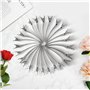 24 Pièces Pince Cheveux Pinces à Cheveux Pinces Crocodiles Cheveux Métal Alligator Barrette Boucles d'Alligator Curl Clips de Se