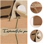 Floatdream Matériaux de haute qualité: Les cartes postales en papier Kraft sont fabriquées en papier Kraft, durables et difficil