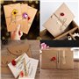 Floatdream Matériaux de haute qualité: Les cartes postales en papier Kraft sont fabriquées en papier Kraft, durables et difficil