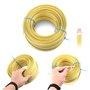 Kit de cerclage manuel avec dispositif de scellement de 100 m - Banc de cerclage 50 pièces clips pour tendeurs d'emballage en pl