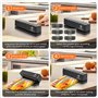 Comius Sharp Scelleuse Thermique, Portable Mini Machine a Sceller 5 Niveaux de Chauffage, Scelleuse de Sac Plastique Rechargeabl