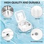Nettoyeur Ultrasons,GuKKK 45KHz Detartreur Dentaire Ultrason UV,180ML Nettoyeur Ultrason Appareil Dentaire pour Prothèses Dentai