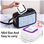 Nettoyeur Ultrasons,GuKKK 45KHz Detartreur Dentaire Ultrason UV,180ML Nettoyeur Ultrason Appareil Dentaire pour Prothèses Dentai