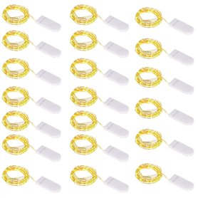 Wodasi Guirlande Lumineuse à Piles 20 Pièces