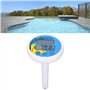 Thermomètre Solaire de Piscine, Lecture Facile Flottante sans Fil, Thermomètres Flottants Extérieurs Numériques à Distance Solai