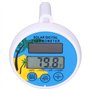 Thermomètre Solaire de Piscine, Lecture Facile Flottante sans Fil, Thermomètres Flottants Extérieurs Numériques à Distance Solai