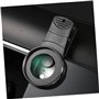 Hemobllo Objectif Macro pour Appareil Photo de téléphone Portable 15X 4K – Objectif Universel pour téléphone Portable, Noir, E, 