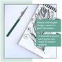 HEALLILY art gouvernant stylo réglable ligne droite stylo dessin stylo pour dessin technique lignes de cartographie appliquer ma