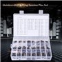 Samfox 280 Pièces Assortiment de Goupilles Élastiques Acier Inoxydable Pins Assortiment Set M1.5 M2 M3 M4 M5 M2.5 M6 M8 avec la 