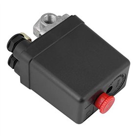 90-120PSI Compresseur d'air à quatre ports Pressostat Régulateur de réduction de pression rapide 240V 16A