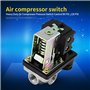 90-120PSI Compresseur d'air à quatre ports Pressostat Régulateur de réduction de pression rapide 240V 16A