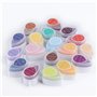 Jeu de tampons encreurs, 40 tampons encreurs pour tampons encreurs pour doigts en arc-en-ciel de forme de goutte d'eau de couleu