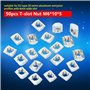 Écrou en T, 50pcs M6 * 10 * 5 Écrous coulissants en T Écrous en Acier au Carbone Écrou profilé en Aluminium Écrou profilé en T F
