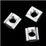 Écrou en T, 50pcs M6 * 10 * 5 Écrous coulissants en T Écrous en Acier au Carbone Écrou profilé en Aluminium Écrou profilé en T F