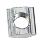 Écrou en T, 50pcs M6 * 10 * 5 Écrous coulissants en T Écrous en Acier au Carbone Écrou profilé en Aluminium Écrou profilé en T F