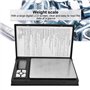 Balance Digitale de Poche Capacité 2000g Ecran LCD Balance de Pierres Précieuses et Bijoux Balance de Laboratoire Cuisine (Batte
