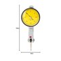 Comparateur, rails magnétiques à queue d'aronde de 0 à 0,8 mm comparateur à cadran 0,01 mm outil de mesure de comparateur à cadr