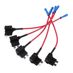 EBTOOLS pour Porte fusible Derivation pour Porte fusible Derivation 12v ATO Porte-boîtes à fusibles à Lame 5 pièces