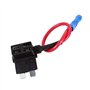 EBTOOLS pour Porte fusible Derivation pour Porte fusible Derivation 12v ATO Porte-boîtes à fusibles à Lame 5 pièces, 60 V 15A Aj