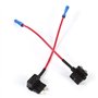 EBTOOLS pour Porte fusible Derivation pour Porte fusible Derivation 12v ATO Porte-boîtes à fusibles à Lame 5 pièces, 60 V 15A Aj