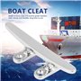 Yctze Taquet de bateau 125MM taquet de ponton de ponton de bateau marin en acier inoxydable 316 argenté