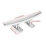 Yctze Taquet de bateau 125MM taquet de ponton de ponton de bateau marin en acier inoxydable 316 argenté