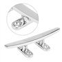 Yctze Taquet de bateau 125MM taquet de ponton de ponton de bateau marin en acier inoxydable 316 argenté