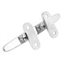 Yctze Taquet de bateau 125MM taquet de ponton de ponton de bateau marin en acier inoxydable 316 argenté